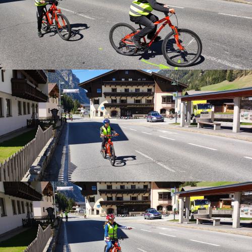 Radfahrübung