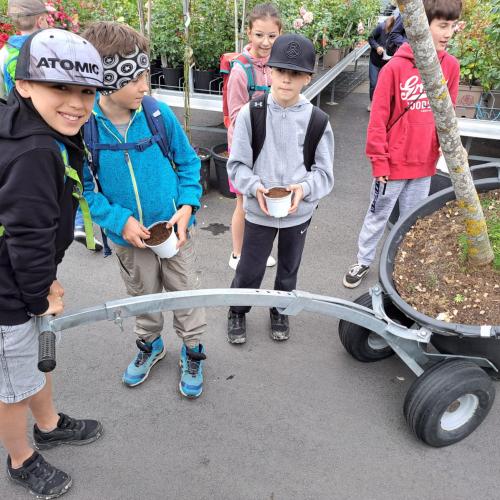 Schule in der Gärtnerei