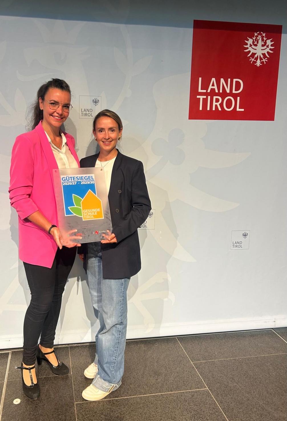Gütesiegel Gesunde Schule - Verleihung